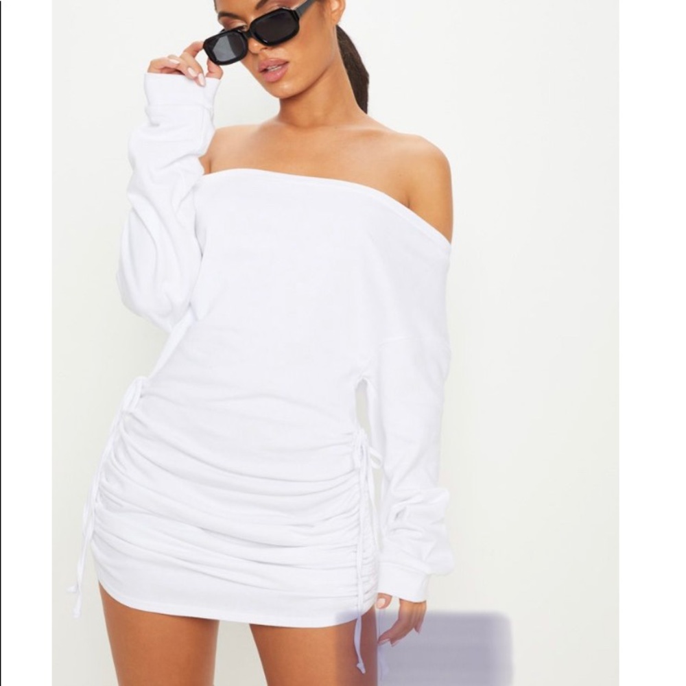 Large (USED) white sweater